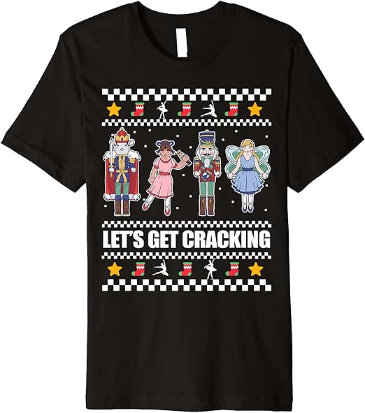 LET'S GET CRACKING Ugly Christmas Nutcracker Ballet Meme